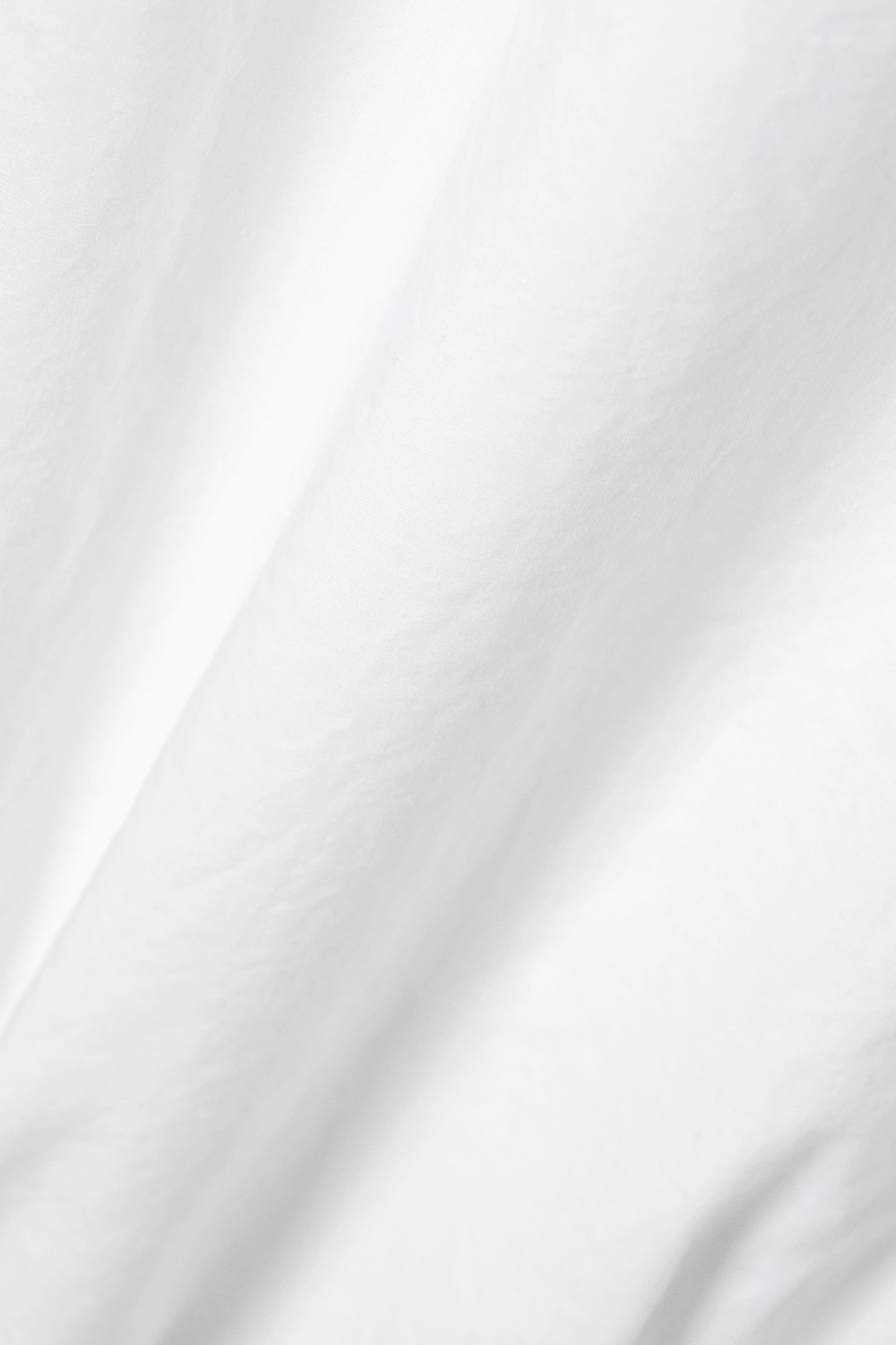 White - Cotton Poplin Tie-Detail Mini Dress - 2