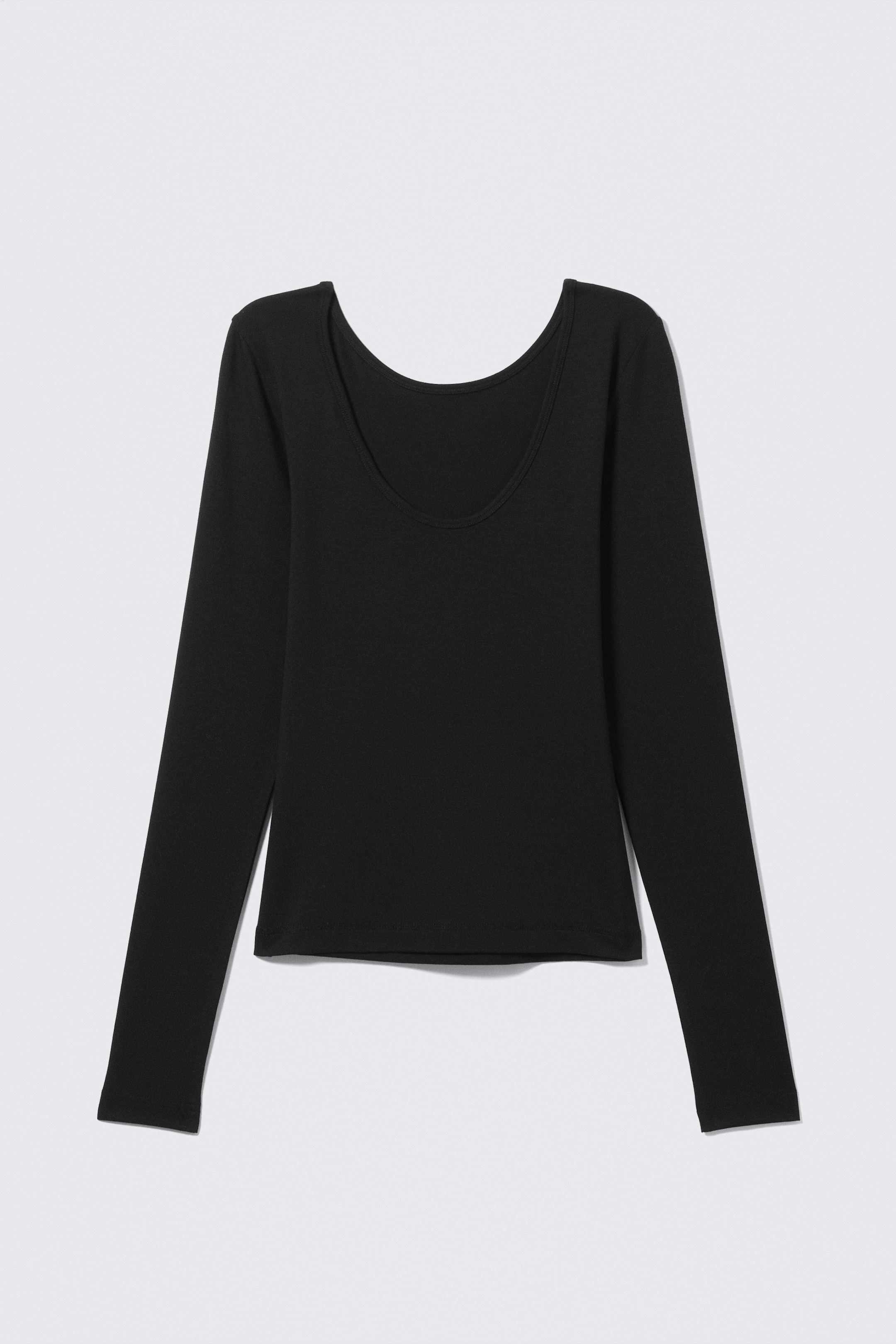 Grösseres Bild ansehen: Longsleeve-Top mit tiefem Rückenausschnitt - Schwarz - DAMEN | H&M CH 5