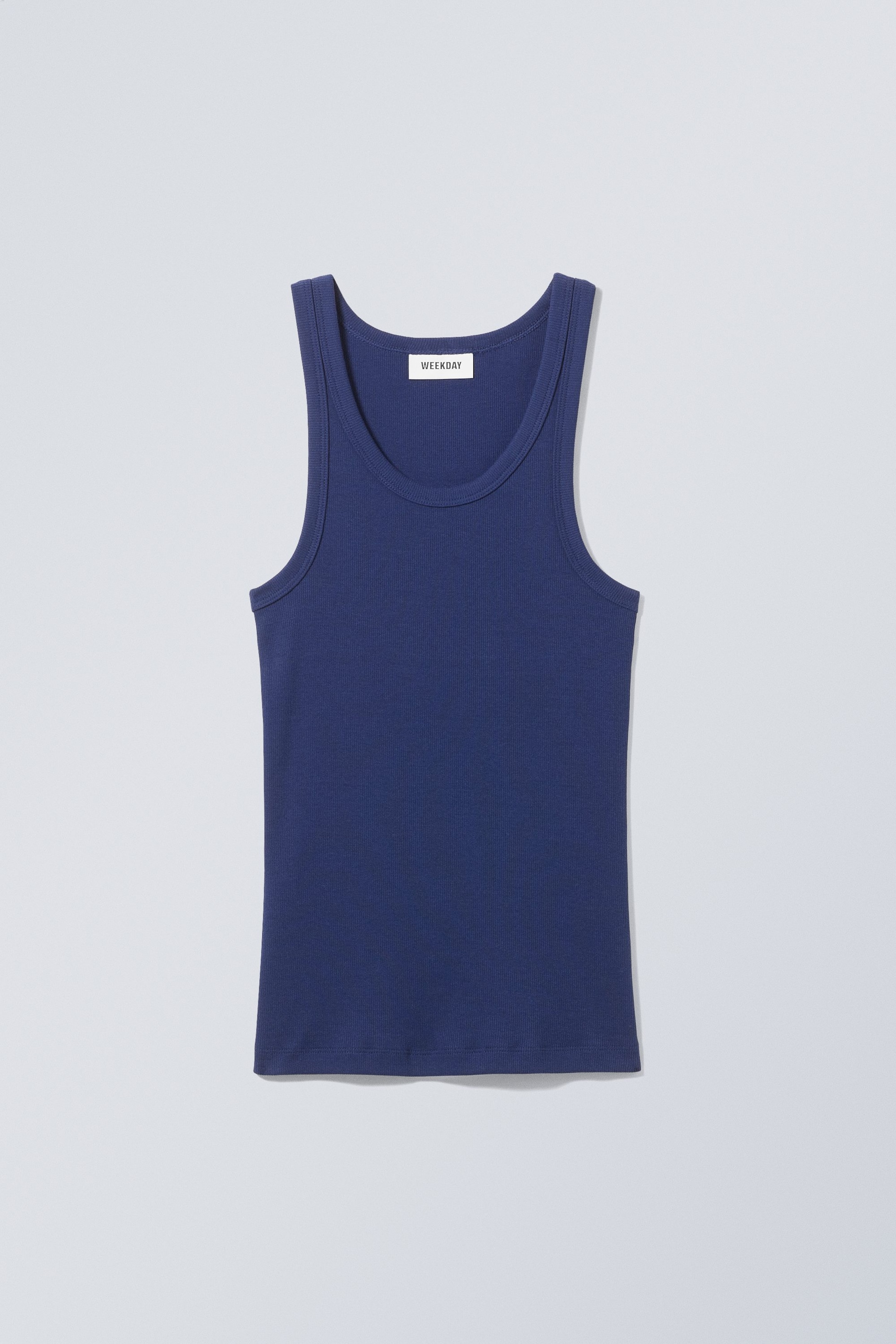 Dark blue - Close Fitted Tank Top - 0