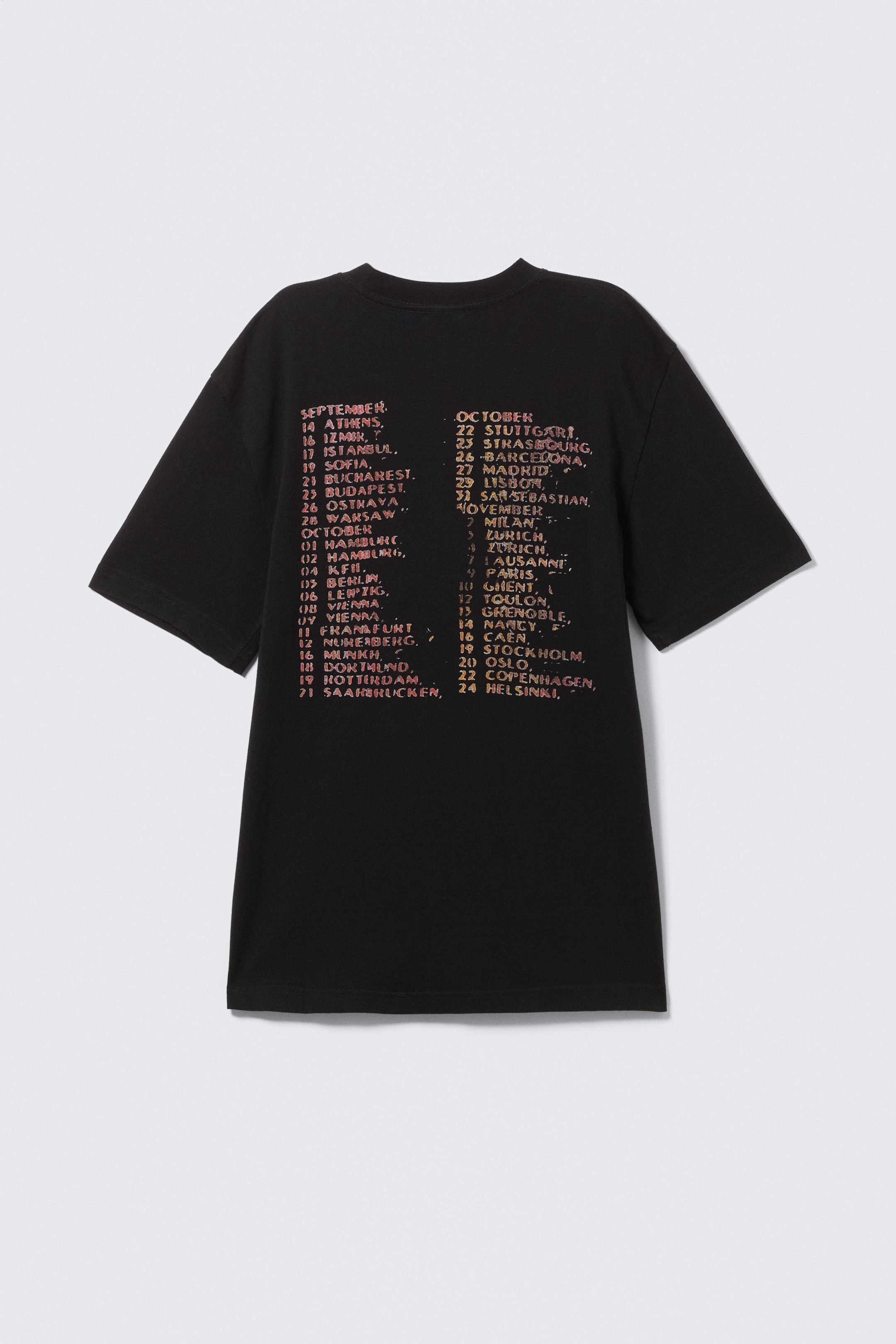 Svart - Dragon Gate - Tryckt T-shirt med avslappnad passform - 5