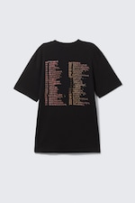 Svart - Dragon Gate - Tryckt T-shirt med avslappnad passform - 5