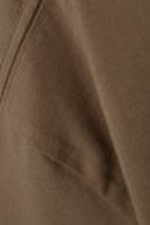 Dunkelbraun - Schweres Oversized-T-Shirt - 1