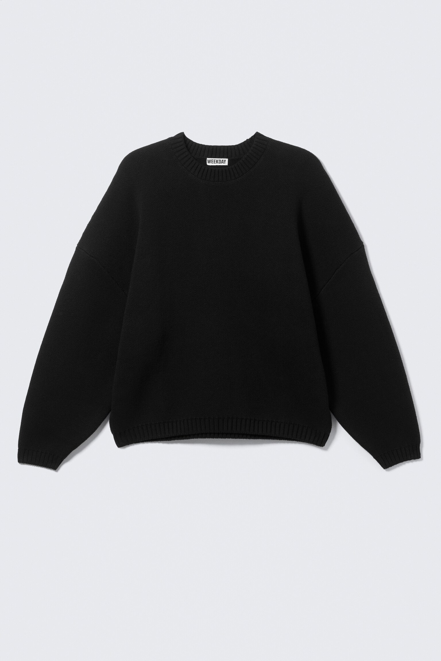 Felpa in cotone Heavyweight - Nero/Dark Khaki Green - 4