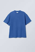 Dunkelblau - Großartiges Heavyweight-T-Shirt - 0