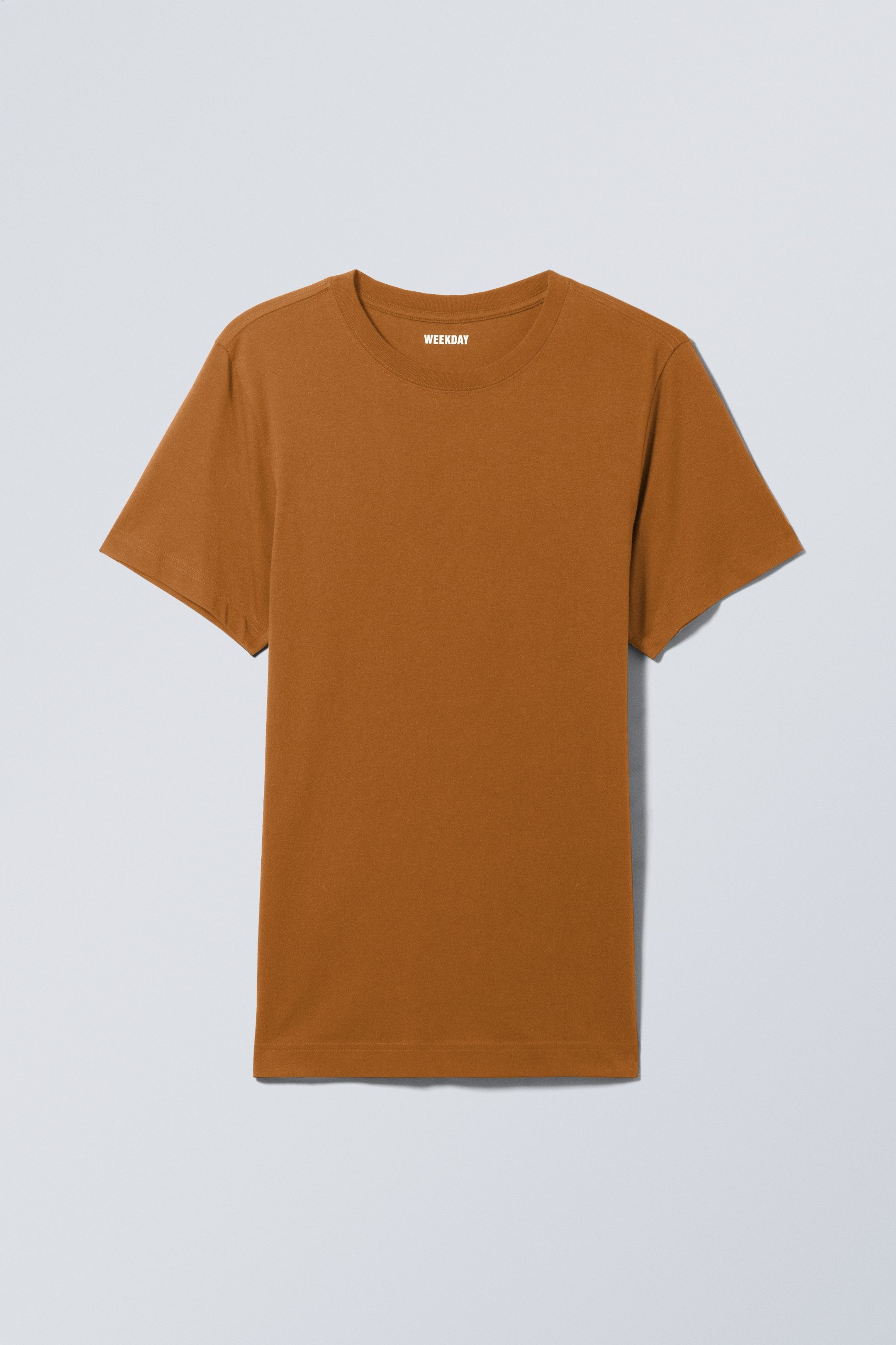 Brown - Standard Midweight T-shirt - 1