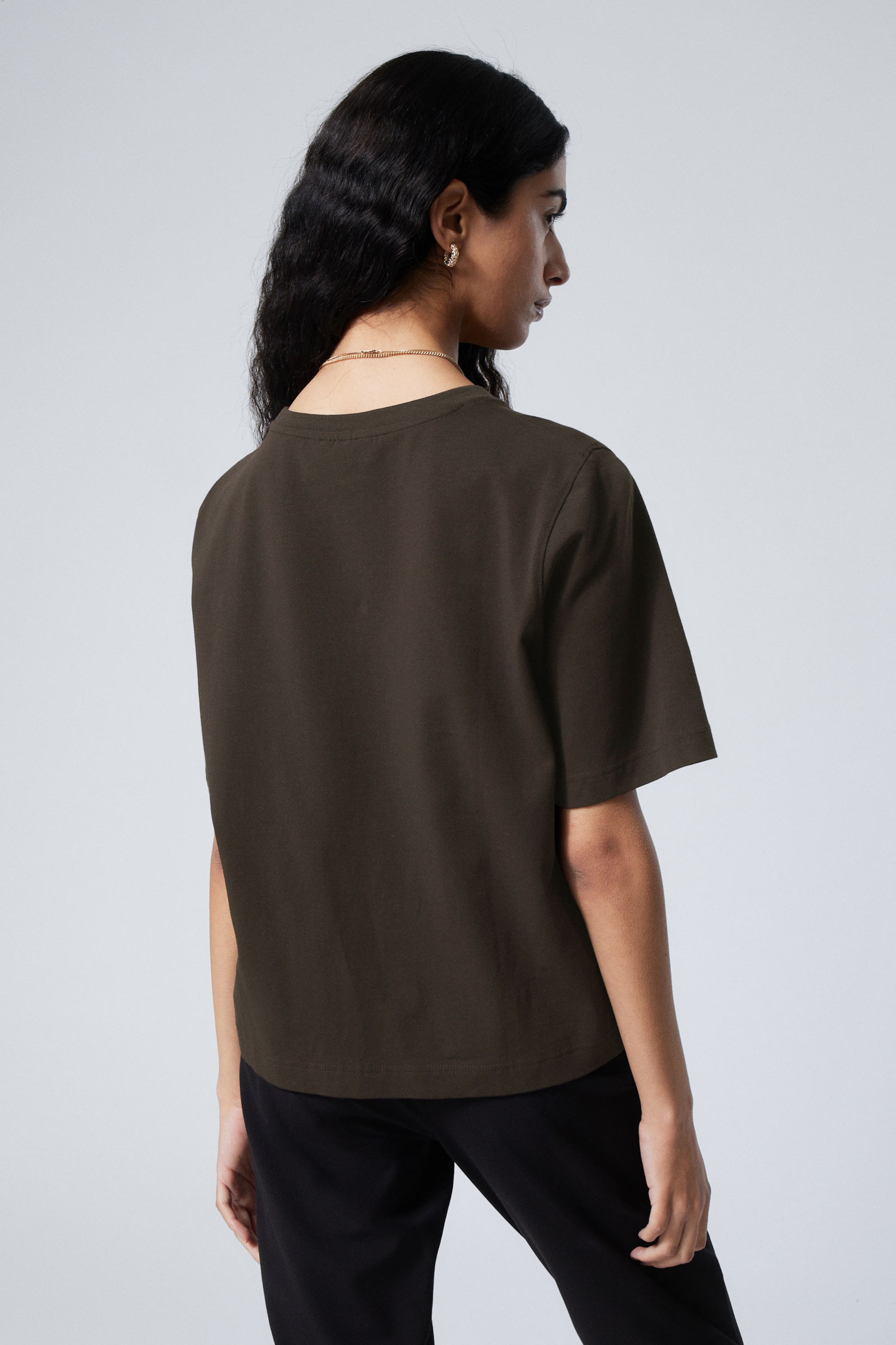 Dark Brown - Perfect Boxy T-shirt - 2