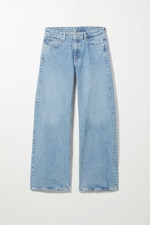 Blue Wash - Ray Low Wide Jeans - 0