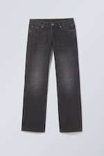 Washed Black - Arrow Low Rise Regular Straight Jeans - 0
