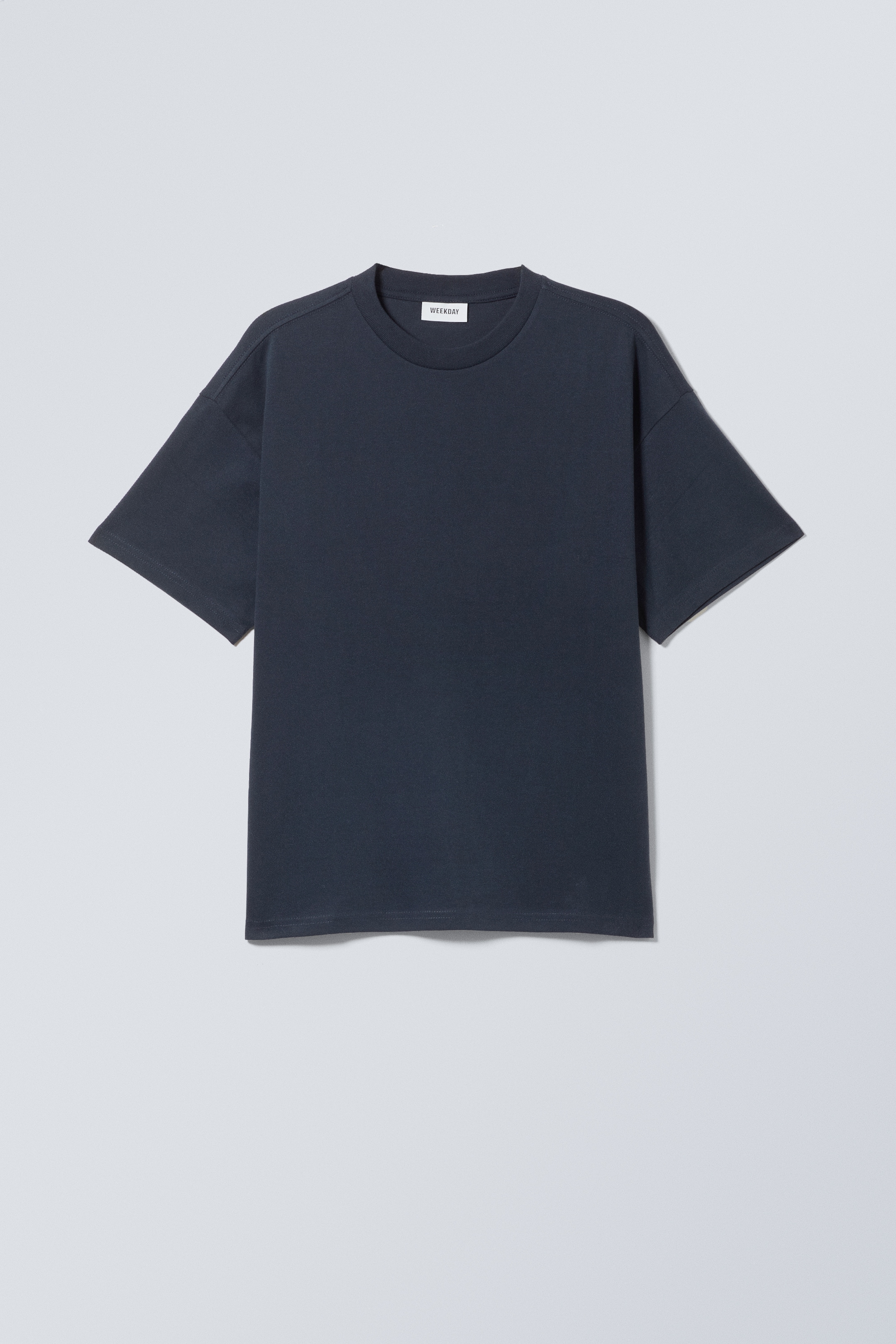 Se større billede: Boxy T-shirt - Mørkeblå - HERRE | H&M DK 1