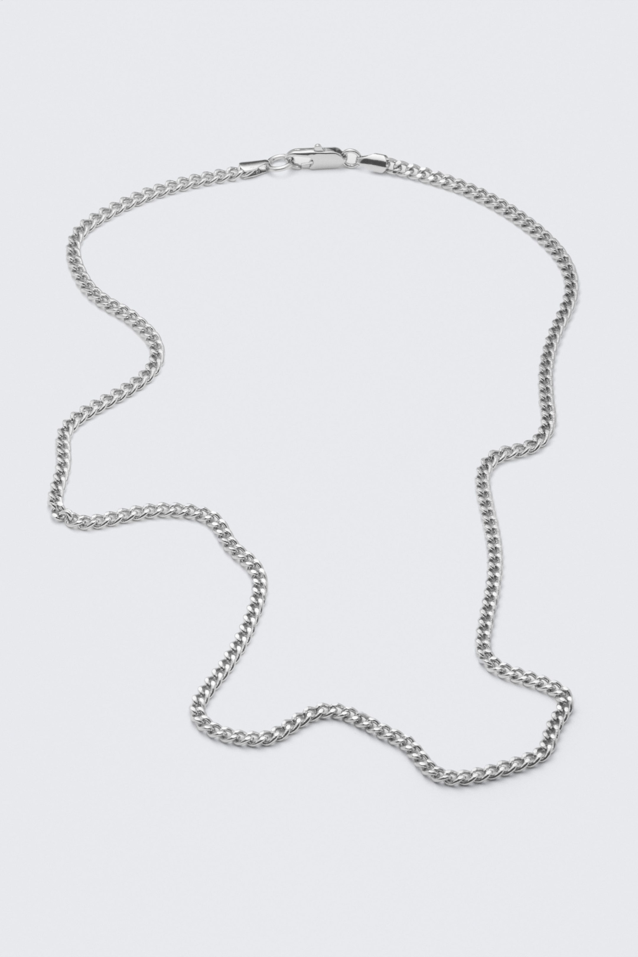 Silberfarben - Klassische Panzerkette - 1