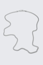Silver - Halsband med pansarkedja - 0