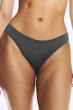 Mørkegrå - Skimmer - Scoop bikiniunderdel - 0