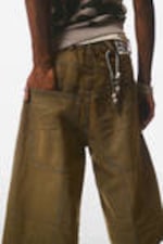 Deep Brown - Dunno Loose Fit Carpenter Jorts - 12