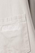 Beige - Chemise oversize en coton brodé - 1