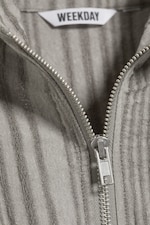 Dusty Grey - Sleeveless High‑Neck Zip Top - 5