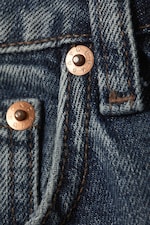 Second Blue - Medium Blue - Resolute Curve High Waisted Regular Straight Jeans - 6