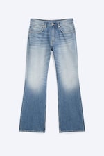 Stallion Blue - Mittelblau - Mercury Mid Waist Relaxed Bootcut Jeans - 5