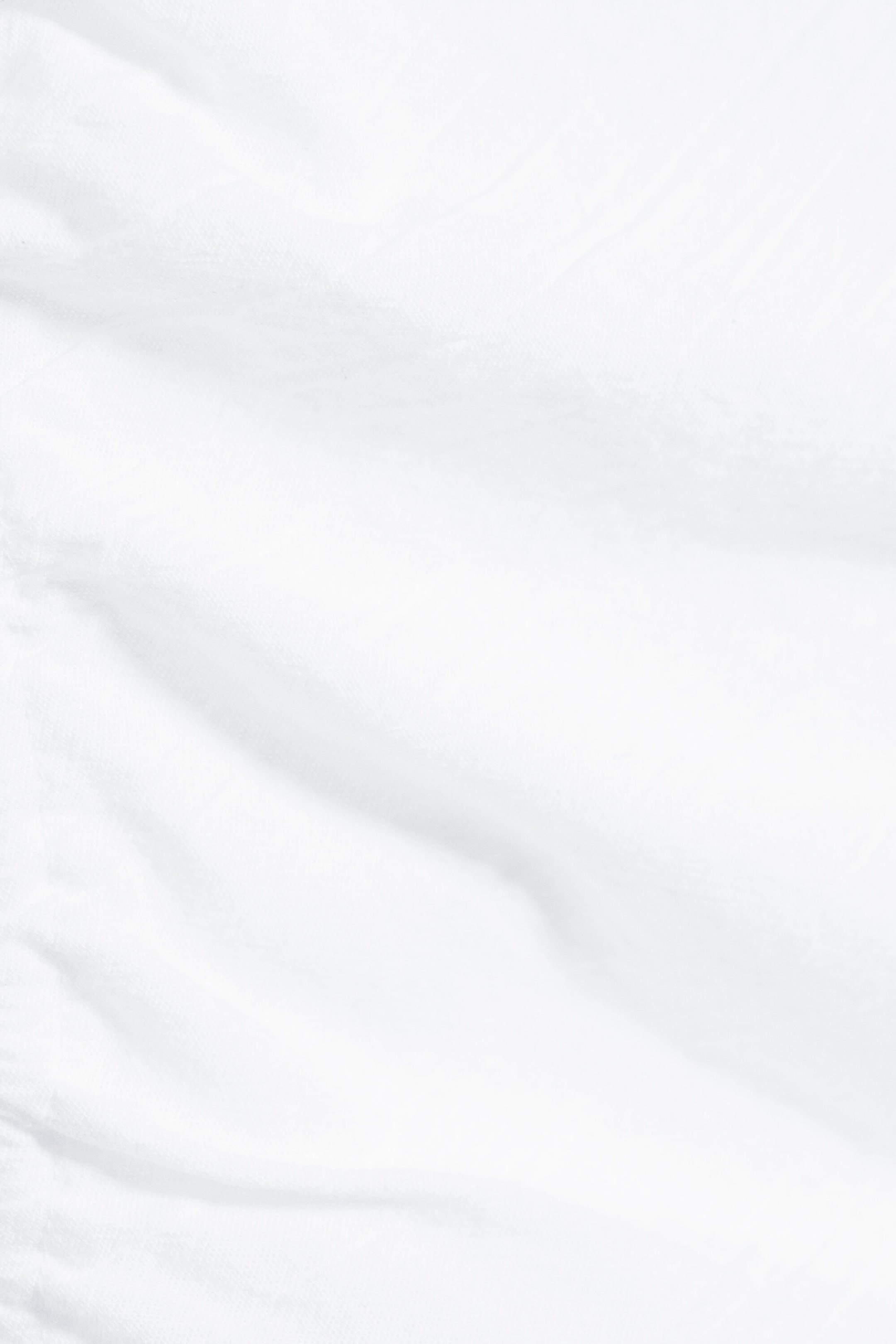 Vit - Rynkad Kortärmad Topp - 4