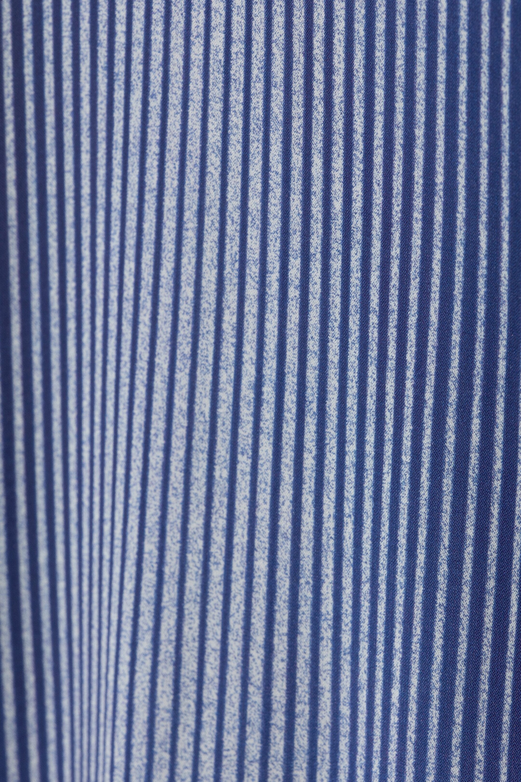 Blauer Streifenprint - Bedrucktes Hemd mit regulärer Passform - 1