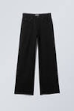 Black - Astro Baggy Linen Blend Trousers - 0