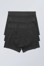 Schwarz - 3er-Pack Boxershorts - 0