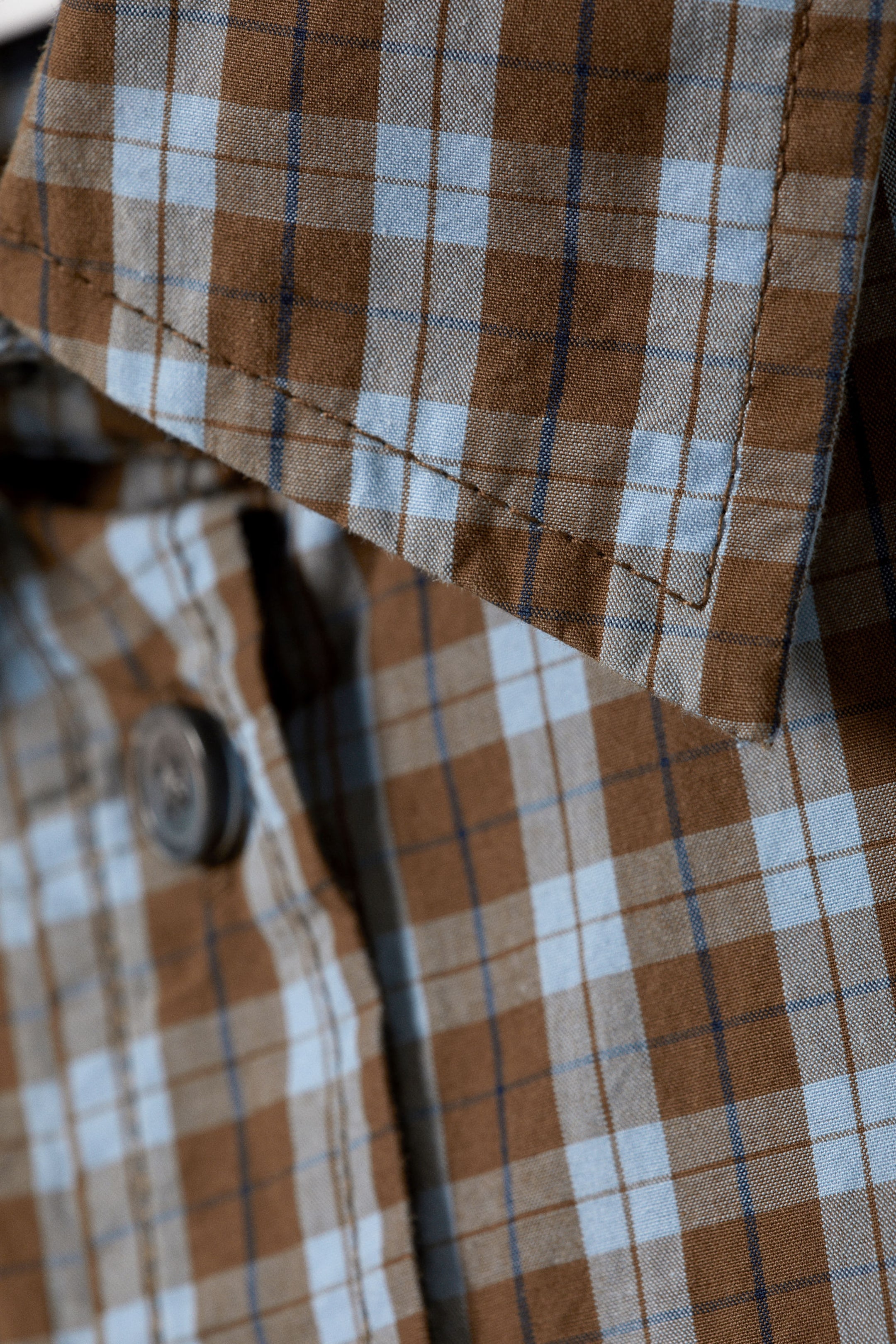 Brown Medium Dusty - Regular Poplin Shirt - 1