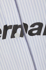 Striped Light Lilac - Eternal - Relaxed Button Down Shirt - 1