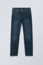 Compact Blue - Dark Blue - Barrel Relaxed Tapered Leg Jeans - 0