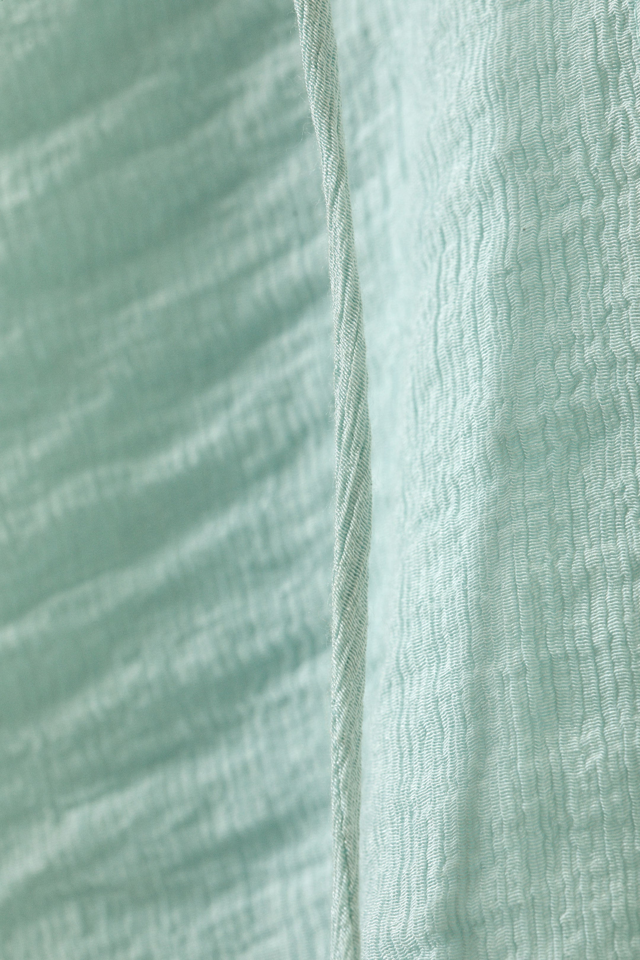 Light Dusty Turquoise - Sleeveless Boat-Neck Tie Top - 2