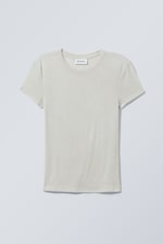 Dusty Mole - Soft Sheer Fitted T-shirt - 0