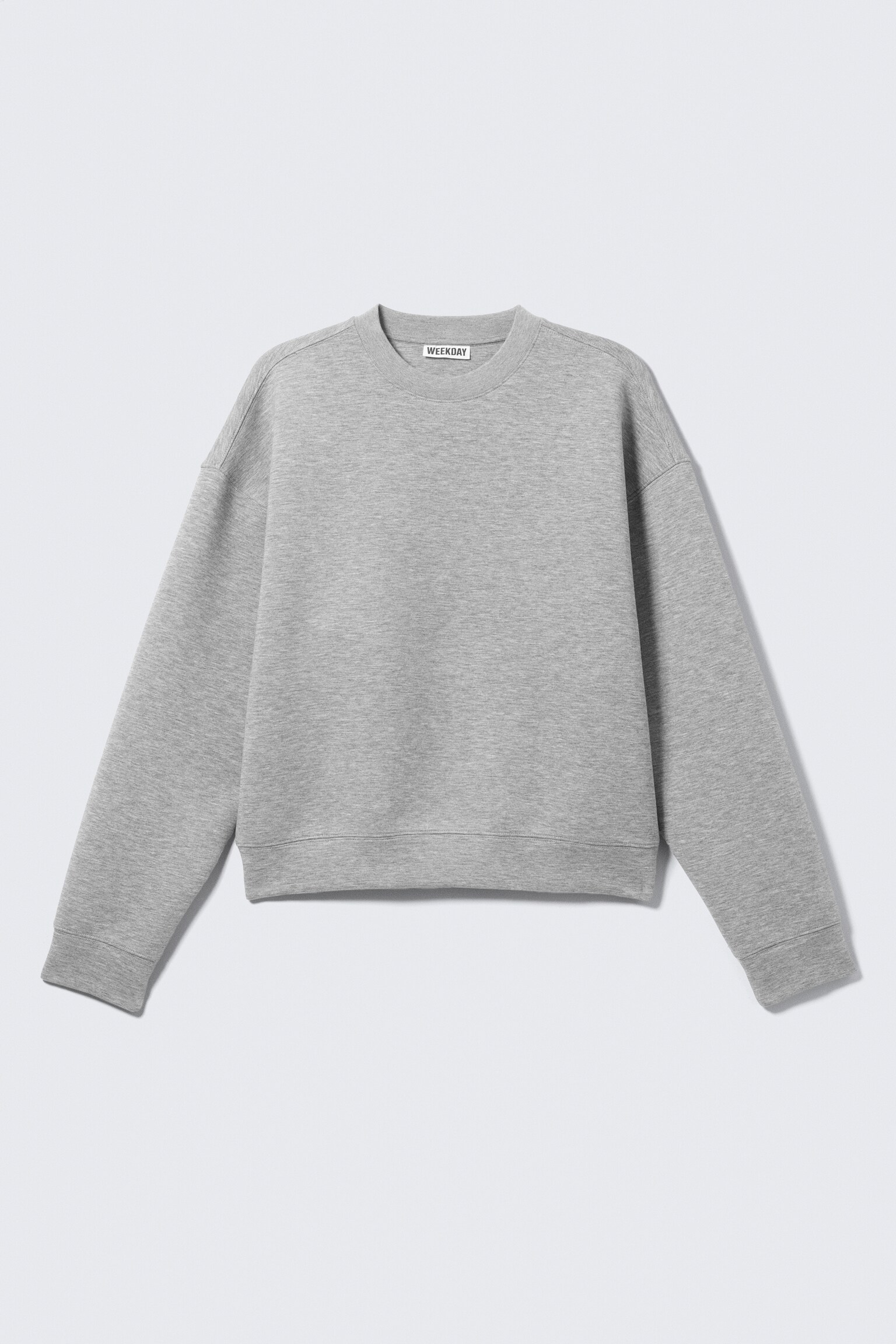 Simon Scuba Sweatshirt - Grey Melange/Black - 2