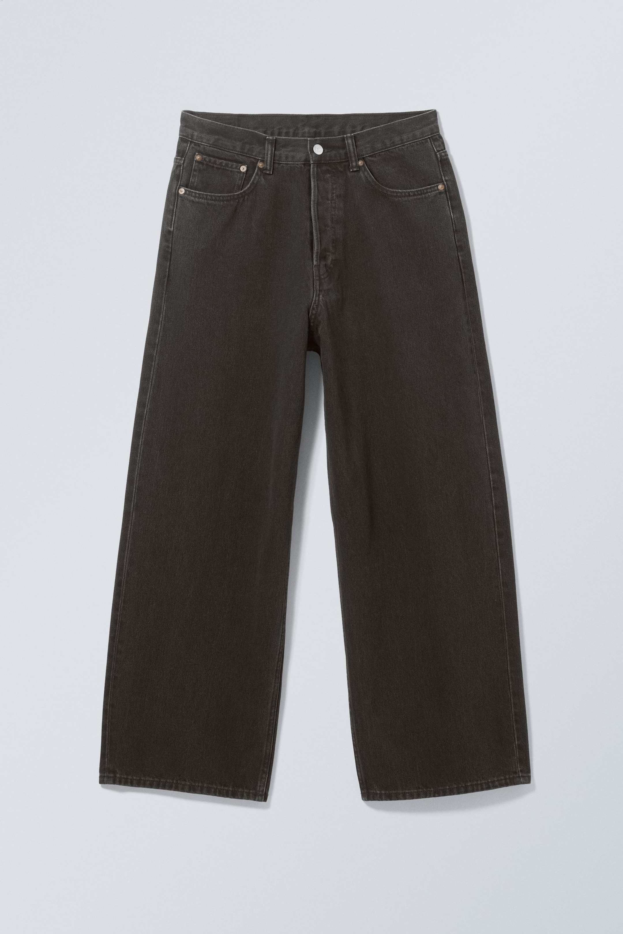 Tuned Black - Black - Astro Loose Baggy Leg Jeans - 21