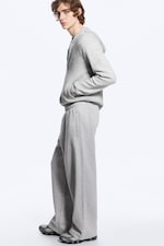 Hellgrau - Sweatpants mit lockerer Passform - 2