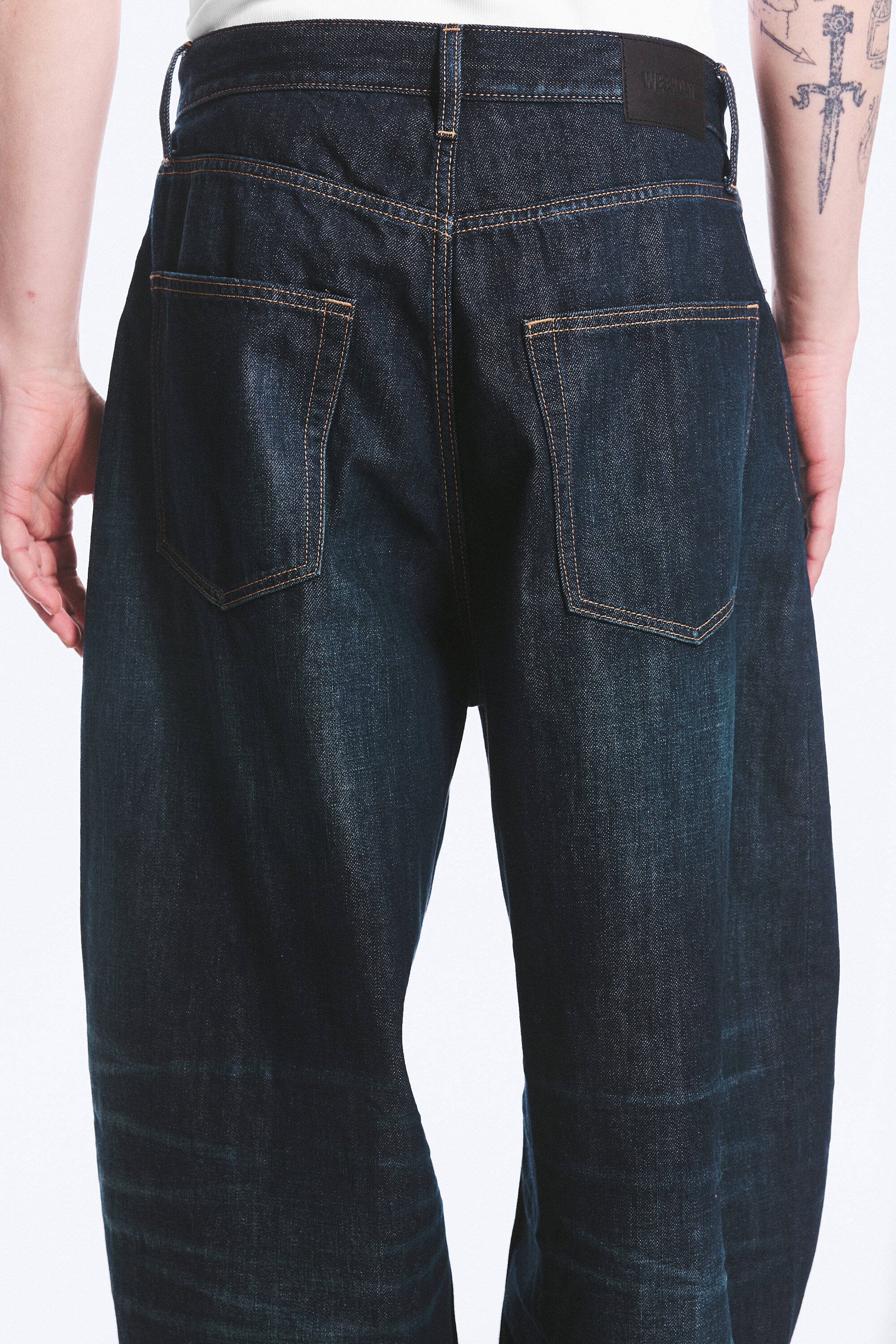 Bounty Blue - Dunkelblau - VOID LOW WAIST LOOSE BAGGY JEANS - 4