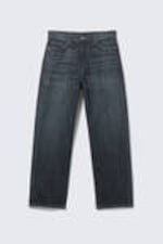 Deep Sea Blue - Dark Blue - Galaxy Loose Straight Leg Jeans - 10