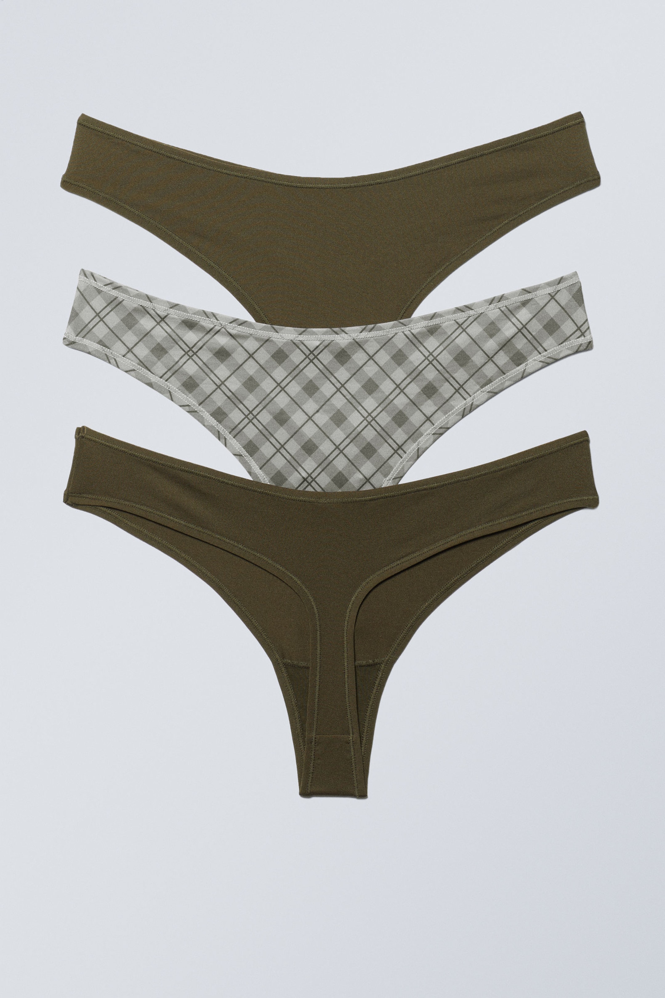 #535143 - 3-pack Soft Thongs - 2