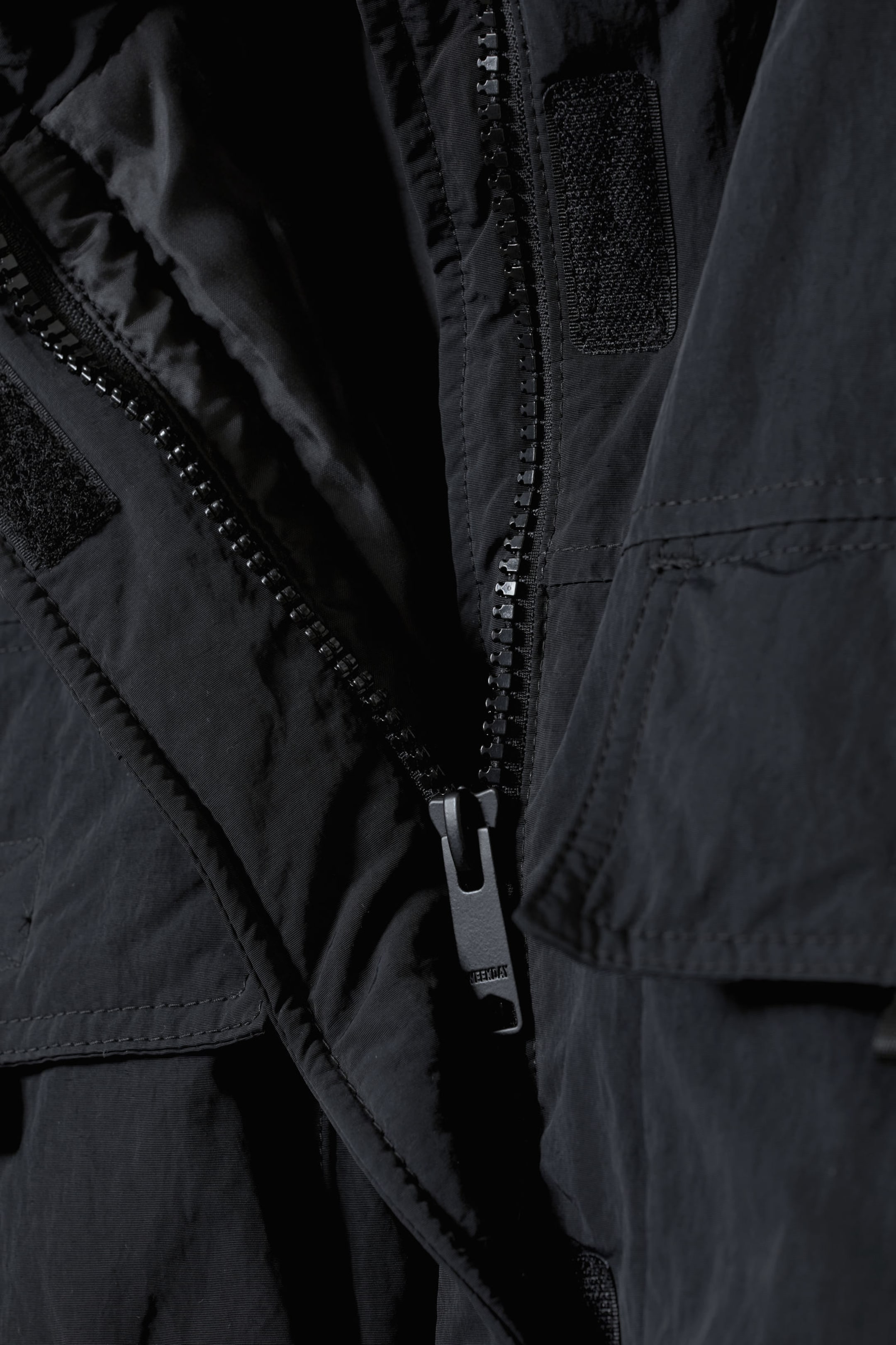 Schwarz - Wattierter Parka Attila - 2