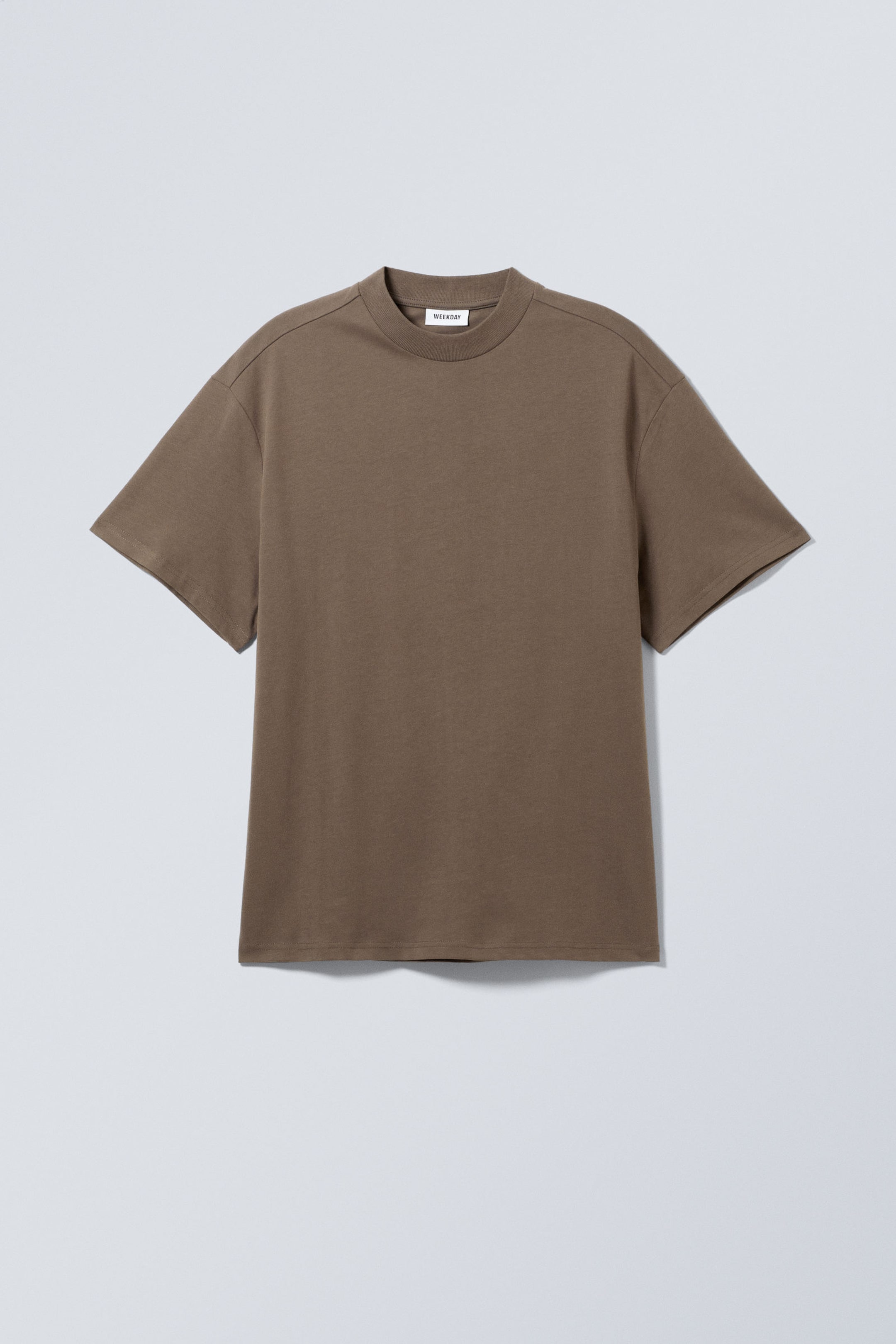 Dunkelbraun - Großartiges Heavyweight-T-Shirt - 0