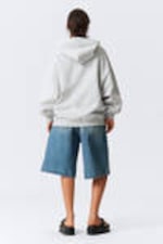 Light Grey Melange - Oversized Heavyweight Hoodie - 3