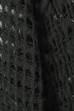 Dark Grey - Loose Fit Open-Knit Sweater - 4