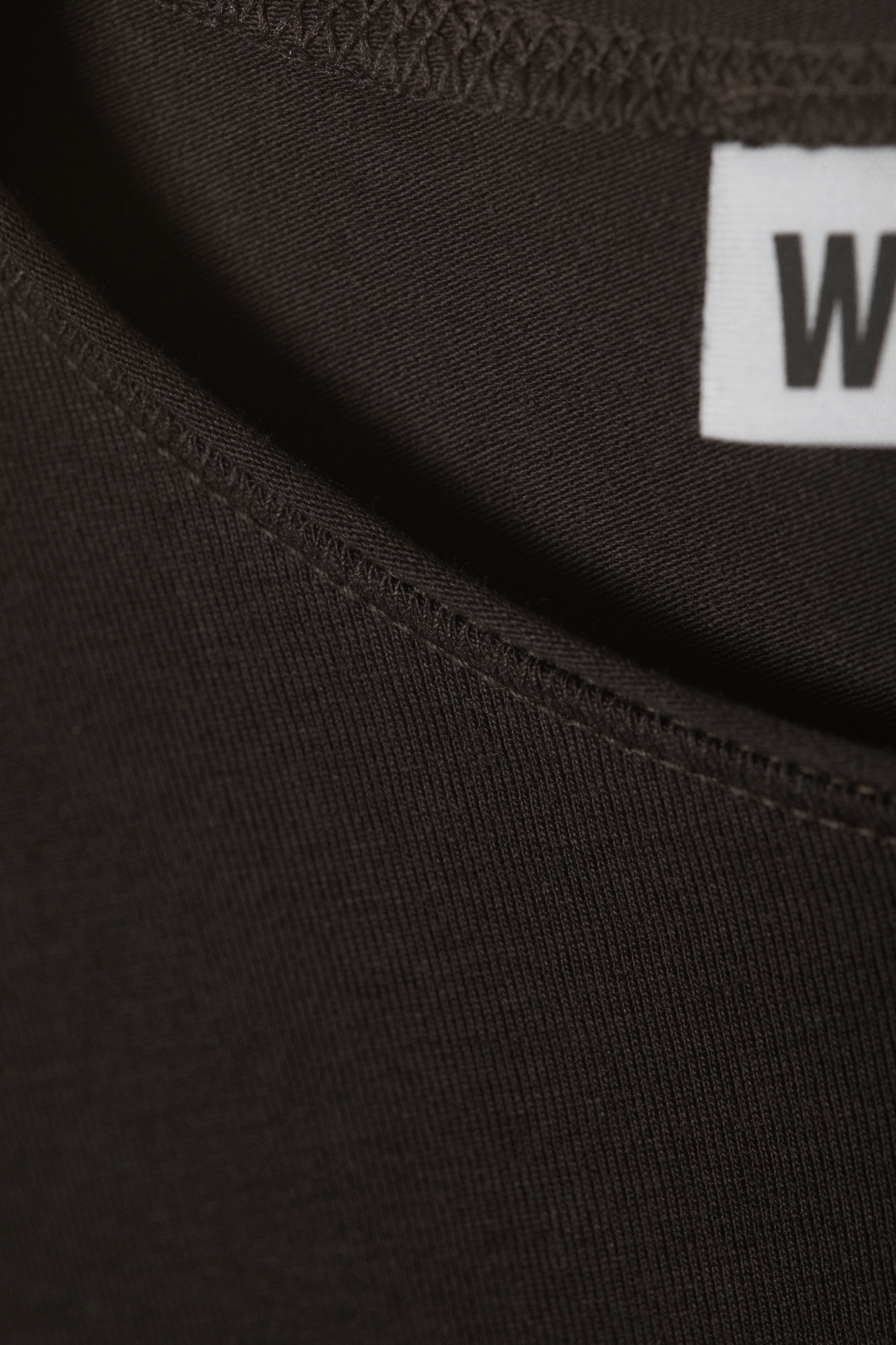 View larger image: Long Sleeve Cotton Top - Dark Brown - Ladies | H&M GB 5