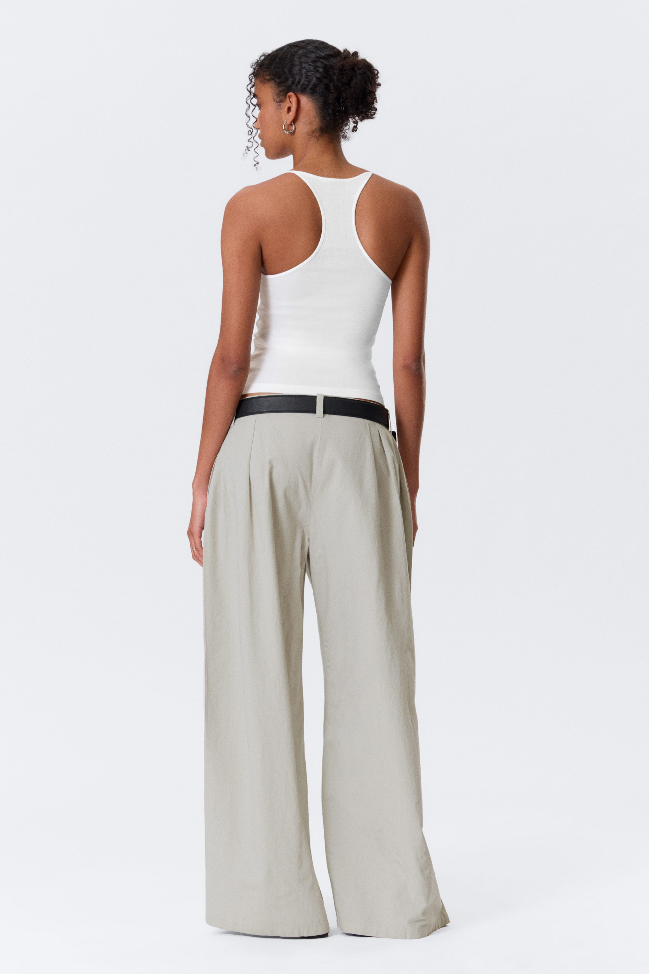 Ljus mullvad - Aya plisserade byxor - 3