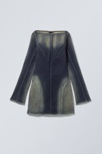 Mole Blue - Vincent Long Sleeve Denim Dress - 0