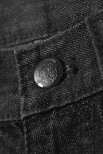 Washed Black - Anti Unisex Low Waist Regular Straight Jeans - 5