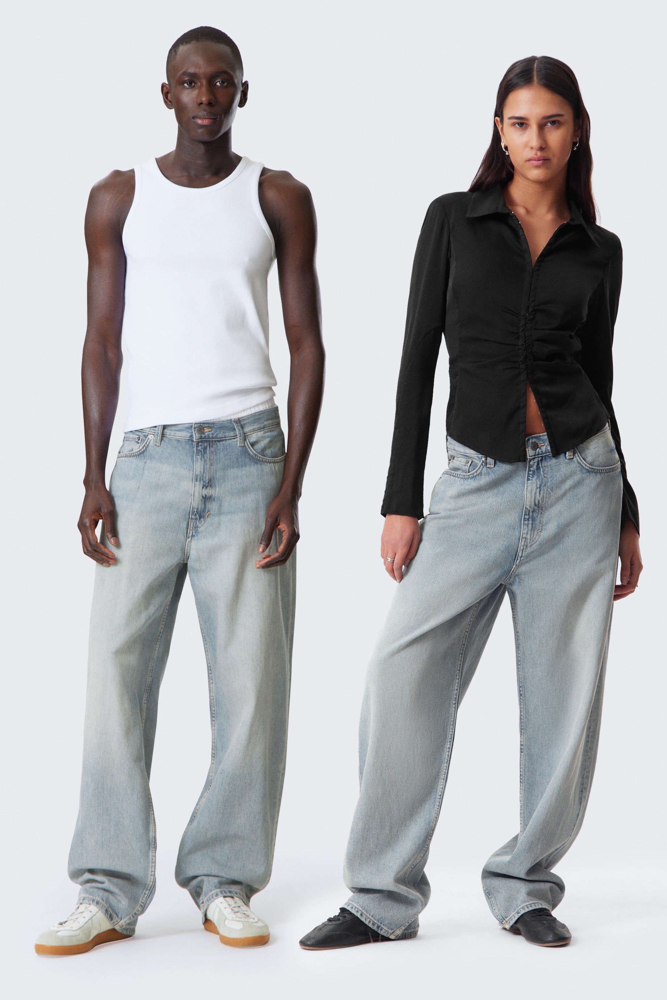 #8898AC - Galaxy Loose Straight Leg Jeans - 2