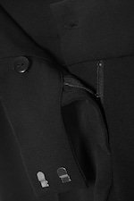 Black - Low-Rise Straight Suiting Trousers - 2