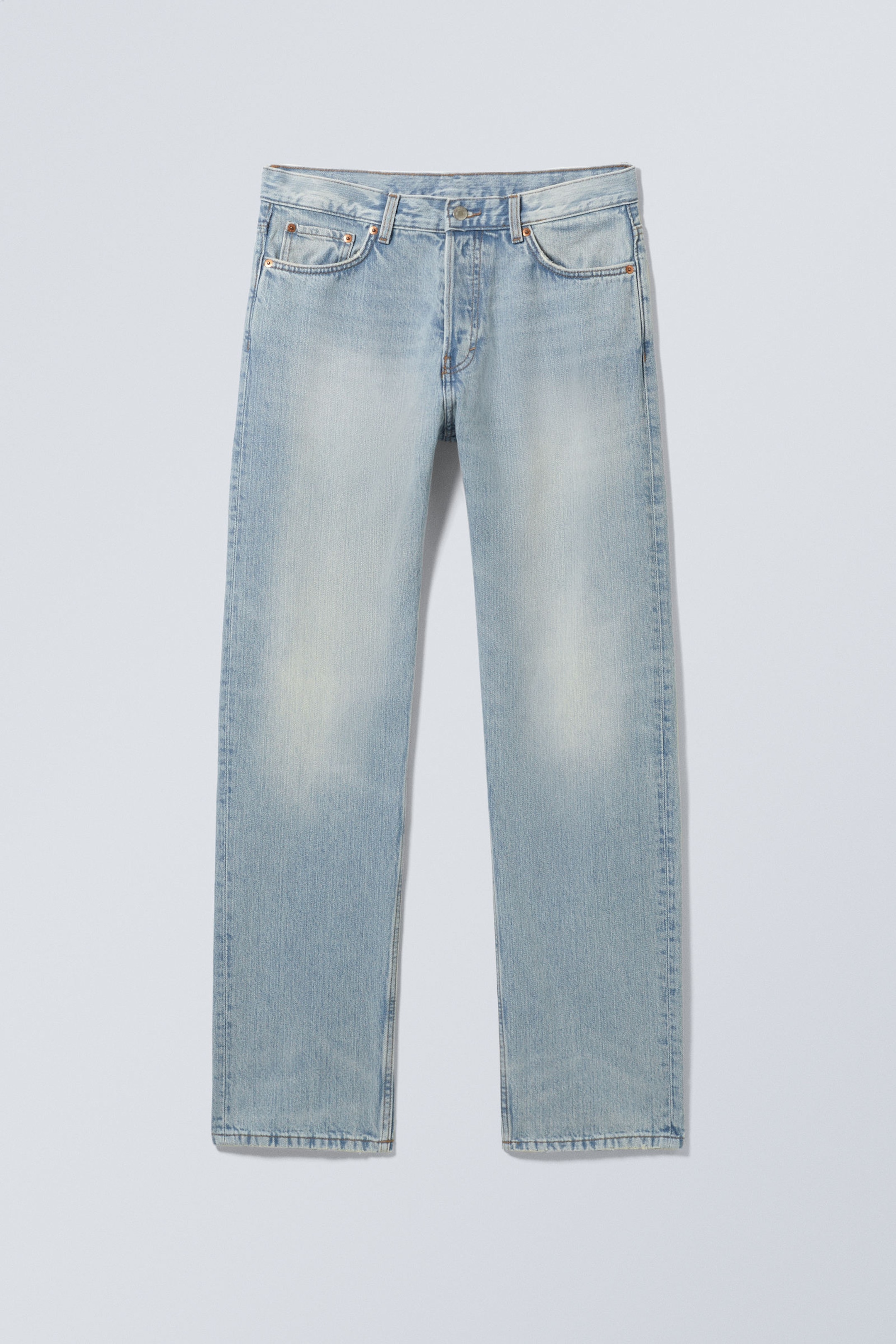 Aeon Blue - Ljusblå - Space Relaxed Straight Leg Jeans - 5
