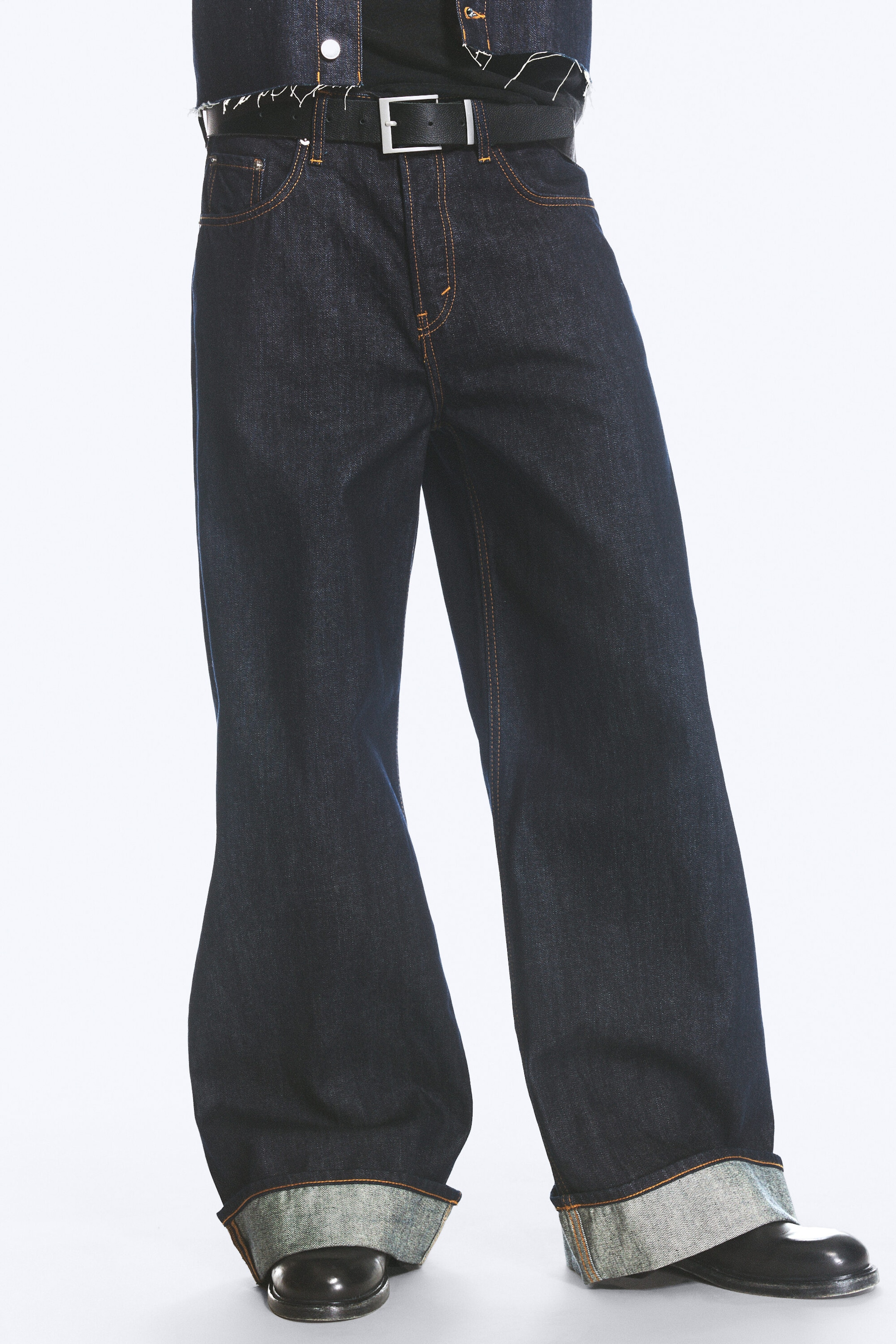 Blue Rinse – mørkeblå - SOLAR BRETTBAR JEANS MED REGULAR/LOOSE/WIDE PASSFORM, UNISEX - 2