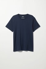 Dark Navy - Mittelschweres lockeres T-Shirt - 0