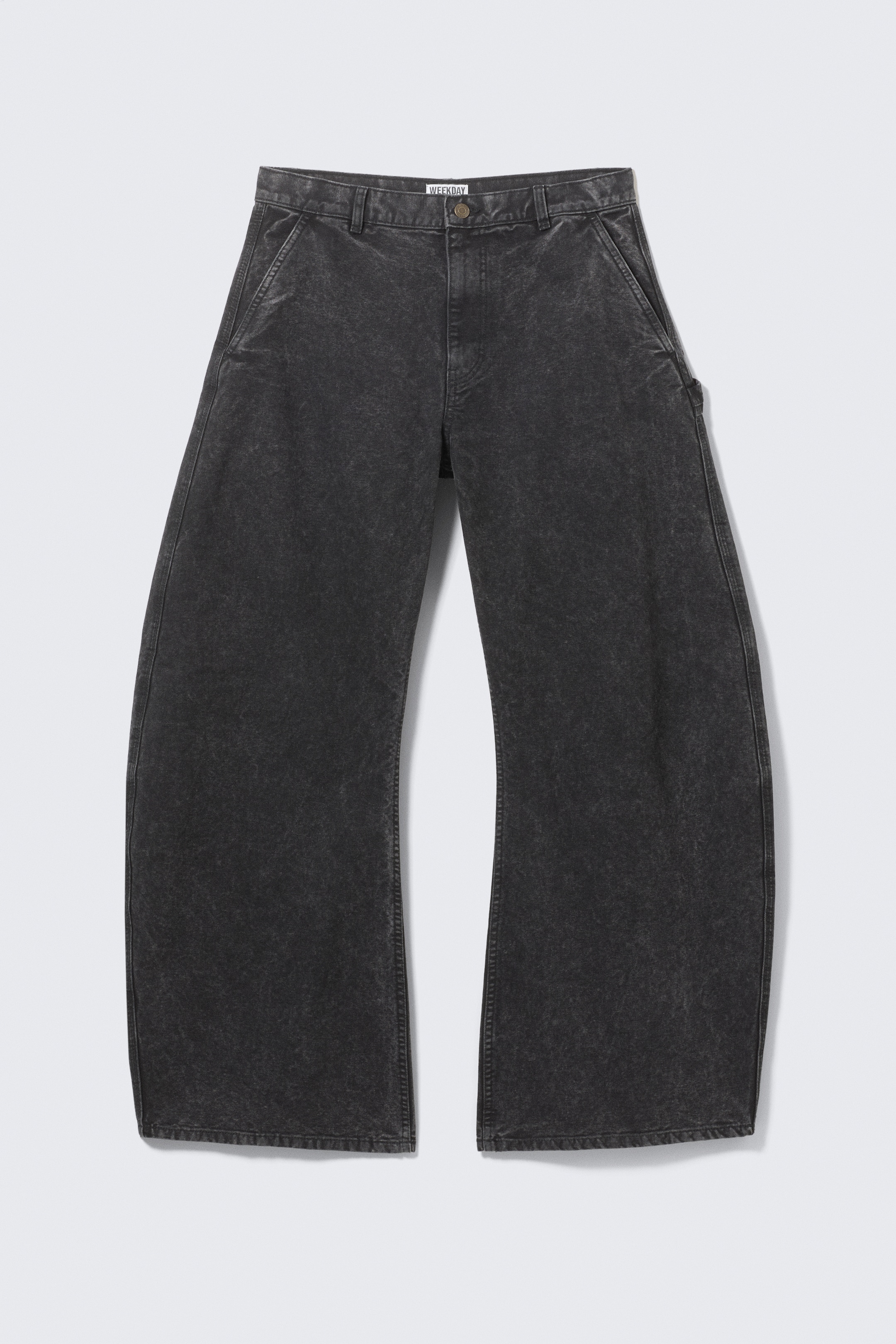Zobacz większy obraz: Spodnie Loose Barrel Leg Workwear - Washed Black - ON | H&M PL 1